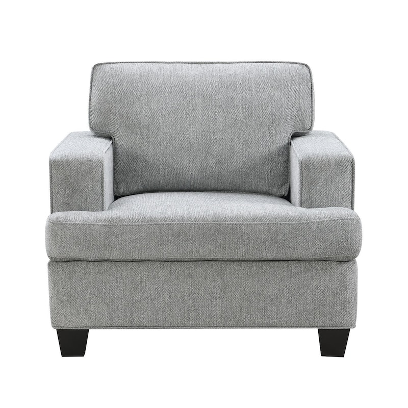 Baldwin 39" Accent Chair, Dalton Graphite