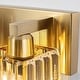 preview thumbnail 90 of 93, 2/3/4/5 Light Bathroom Vanity Light Wall Sconce with Crystal Shade
