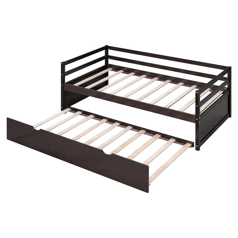 Wood Daybed with Trundle