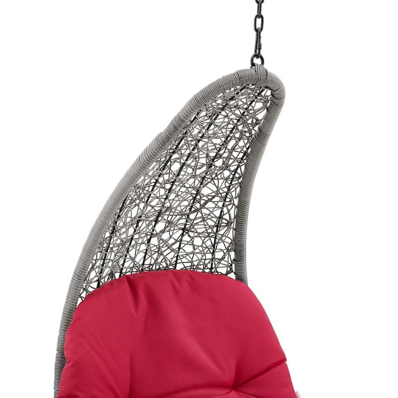 Landscape Outdoor Patio Hanging Chaise Lounge Swing Chair