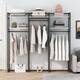 Tribesigns Garment Rack, 75 inch Freestanding Closet Organizer for Hanging Clothes