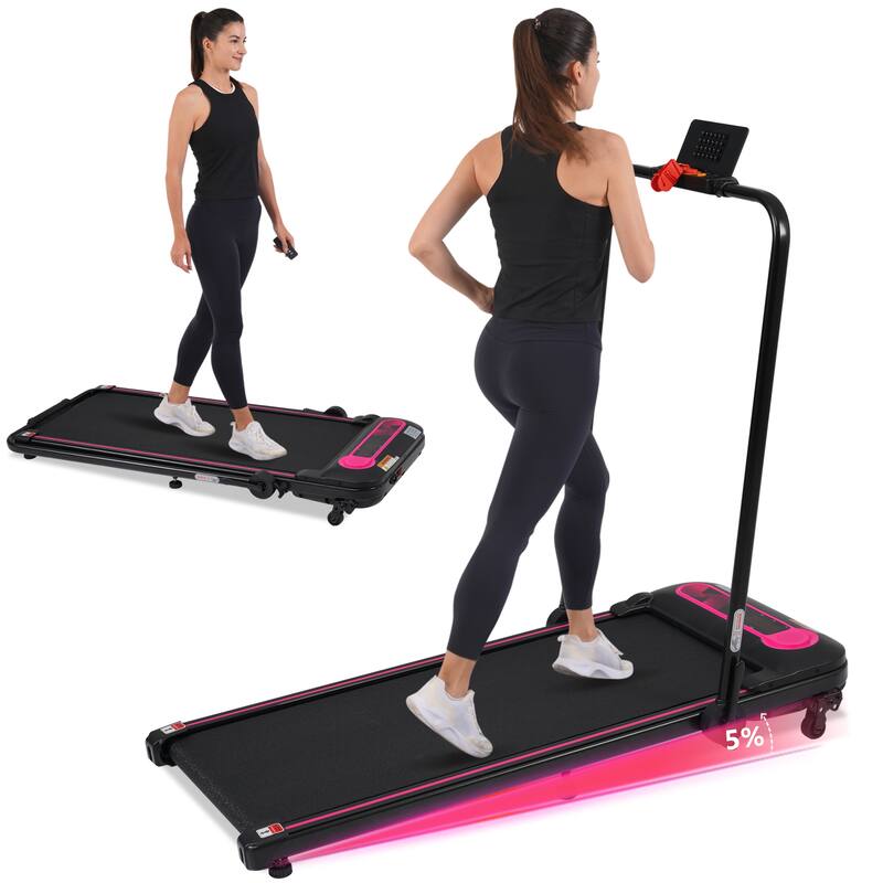 2.5HP Portable Foldable with Incline, Folding Treadmills for Home Electric Treadmill for Running Walking Jogging Exercise