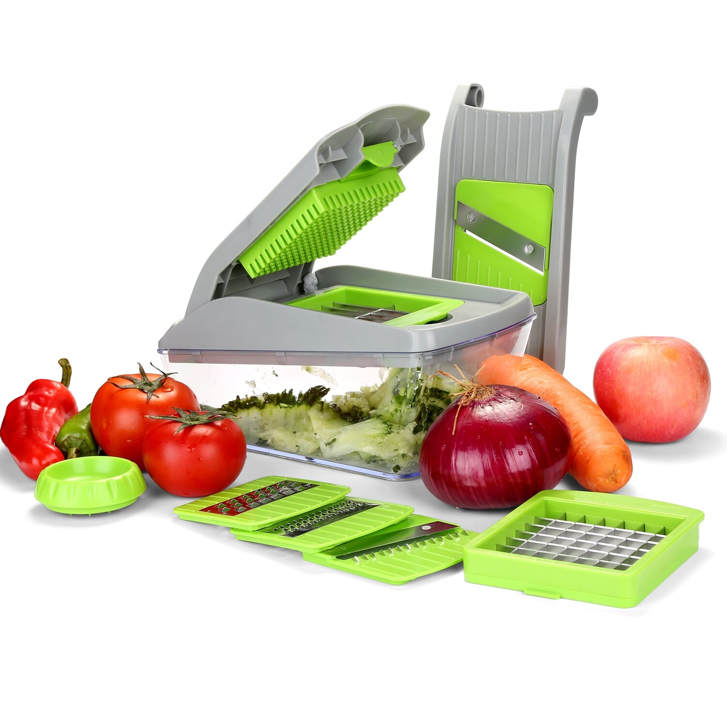Shop 13 In 1 Vegetable Fruit Slicer Cutter Chopper With Brush And