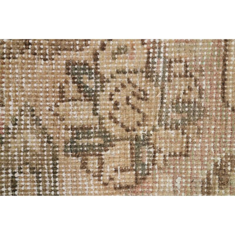 Hand Knotted Oriental 100% Wool Carpet Traditional Floral Beige & Ivories Mahal Area Rug - 13' 1'' X 9' 4''