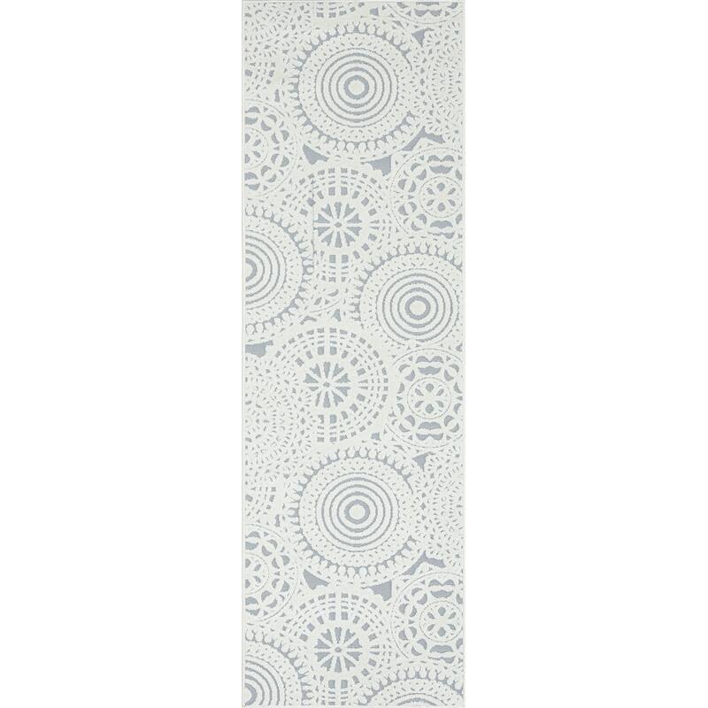 Cruise Bohemian & Eclectic Geometric Indoor/Outdoor Area Rug