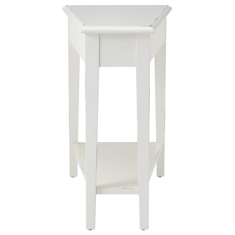 Leick Home Recliner Wedge Table with Shelf