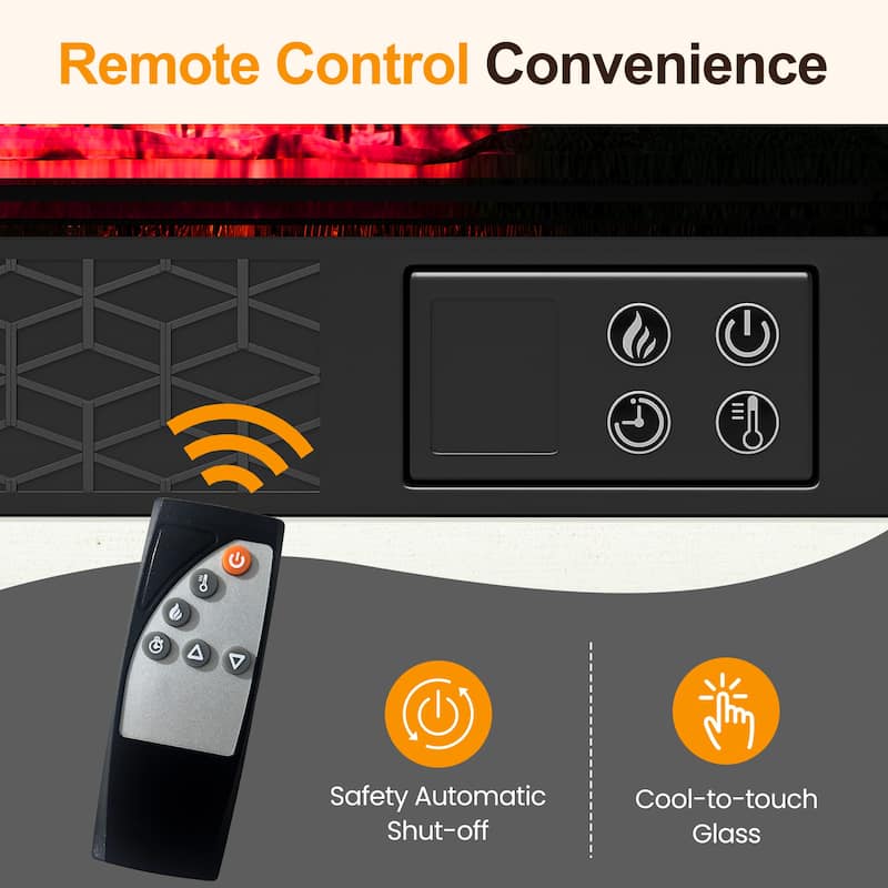 TV Stands with 28'' Fireplace