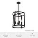 preview thumbnail 13 of 13, Hunter Astwood 16" 4-Light Round Chandelier, Dining Room Table, Kitchen Island, Cage, Transitional, Art-Deco