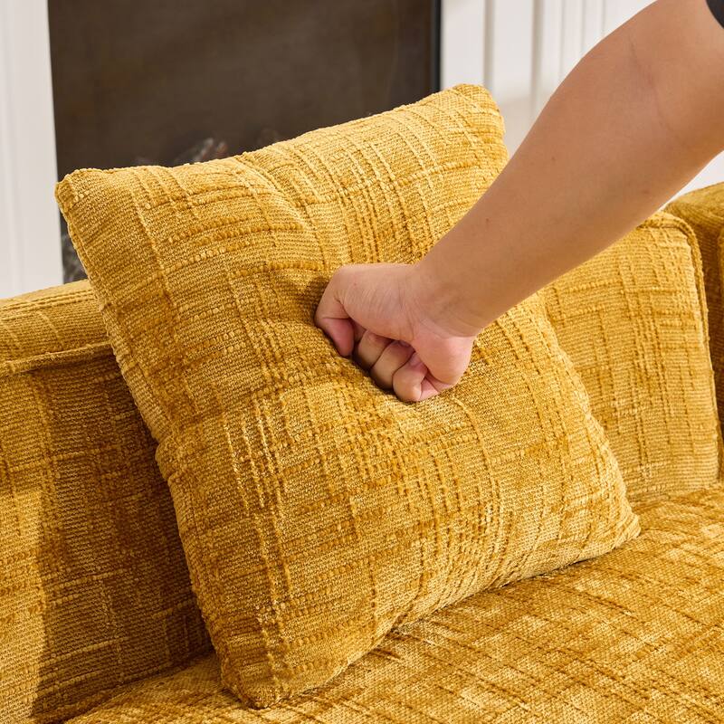 Curved Compressed Sofa