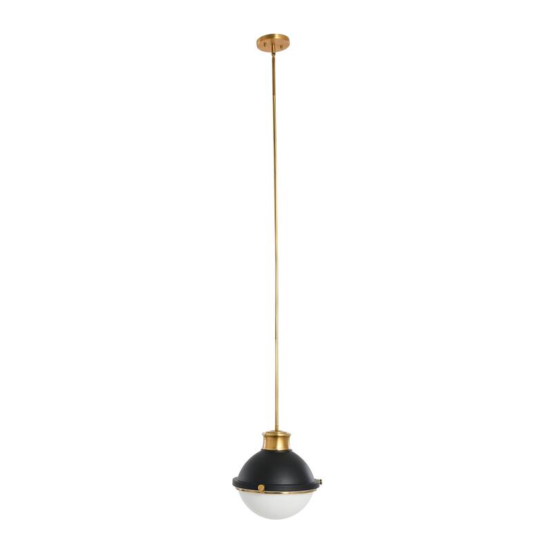 Robert Stevenson Lighting Cameron - Metal and Glass Ceiling Light