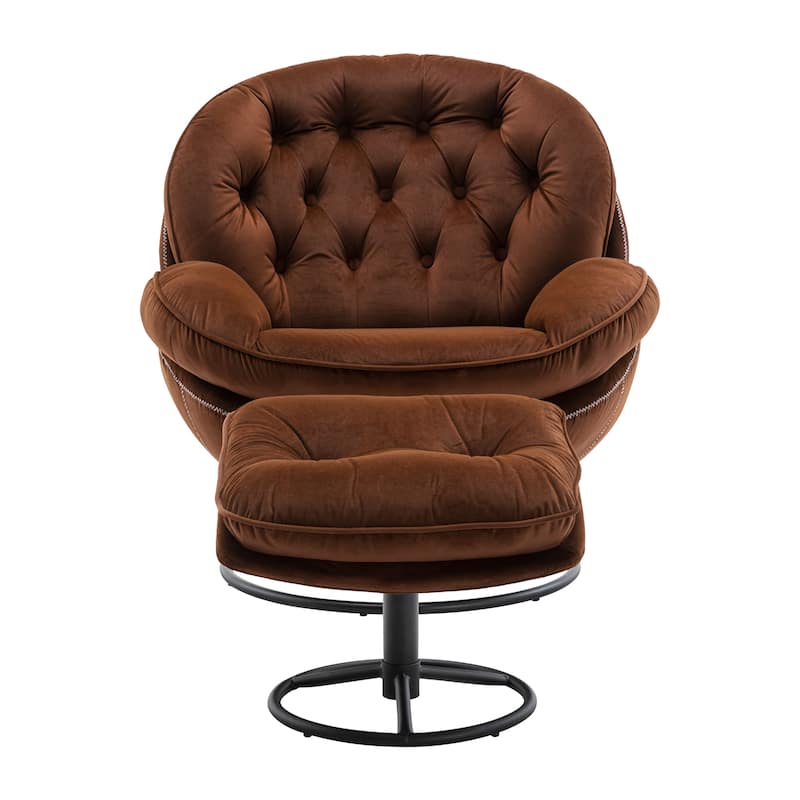 Accent chair TV Chair Living room Chair with Ottoman