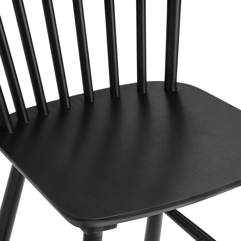 Solid Wood Simple Living Dining Chairs Set of 2 - 18" H