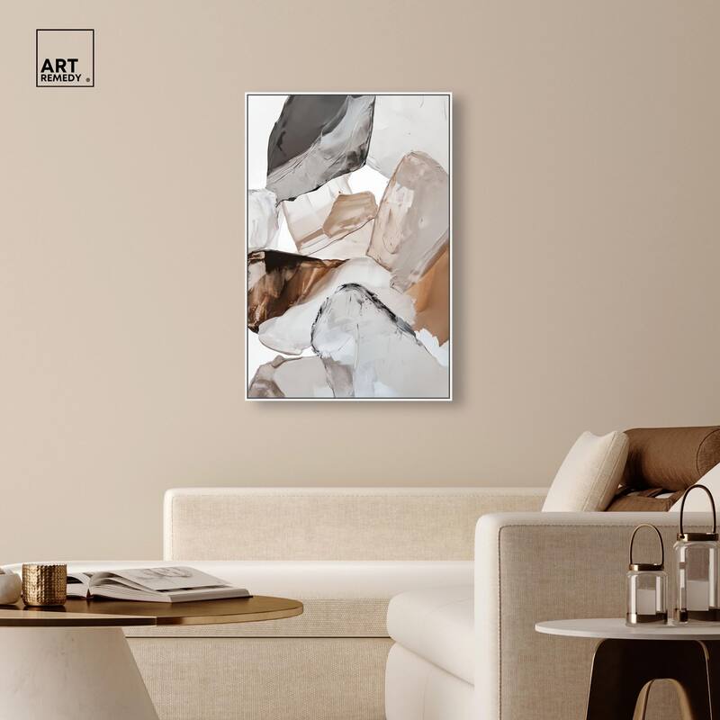 Sedimentary Hues II Canvas by Art Remedy