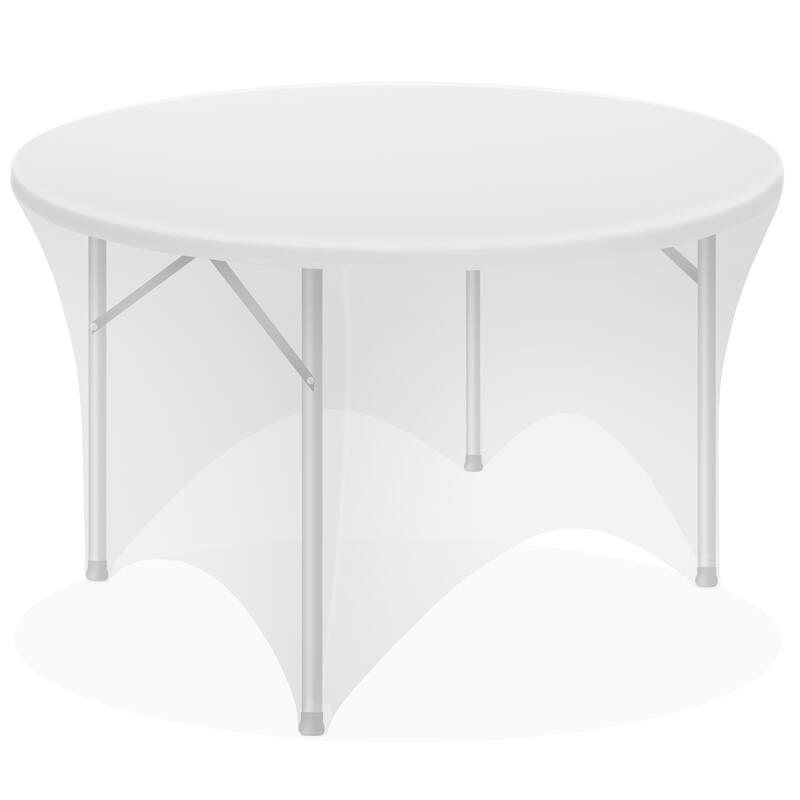 Round Spandex Tablecloth Stretch Fitted Table Cover