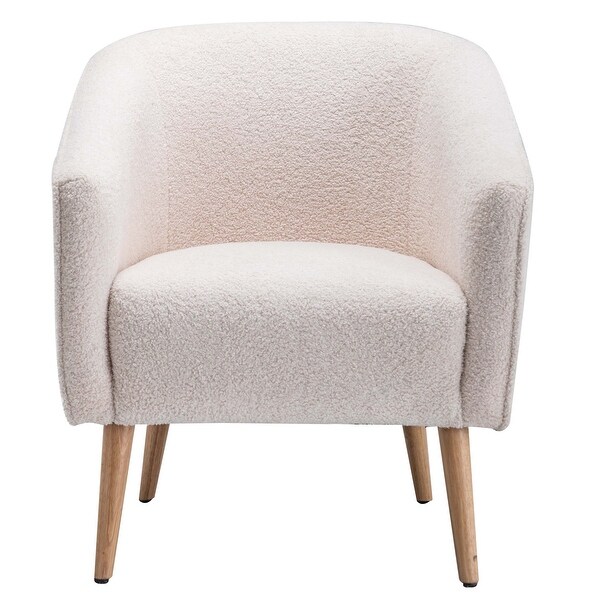 White barrel accent chair sale