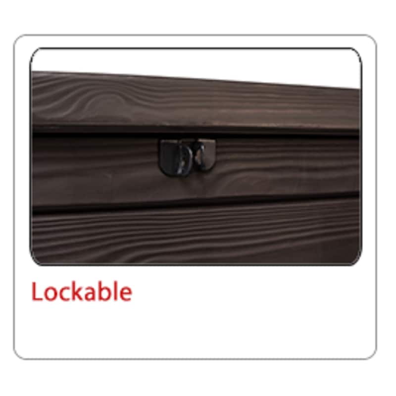 Keter Eastwood 150 Gallon Durable Resin Outdoor Storage Deck Box For Furniture and Supplies, Brown