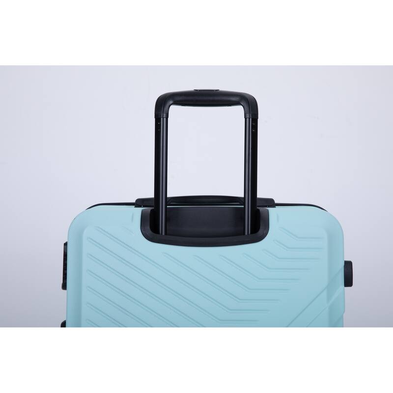 High Quality 3 Piece Hard-Shell Luggage Sets, ABS Lightweight Suitcase with Telescoping Handles and Spinner Wheels & TSA Lock