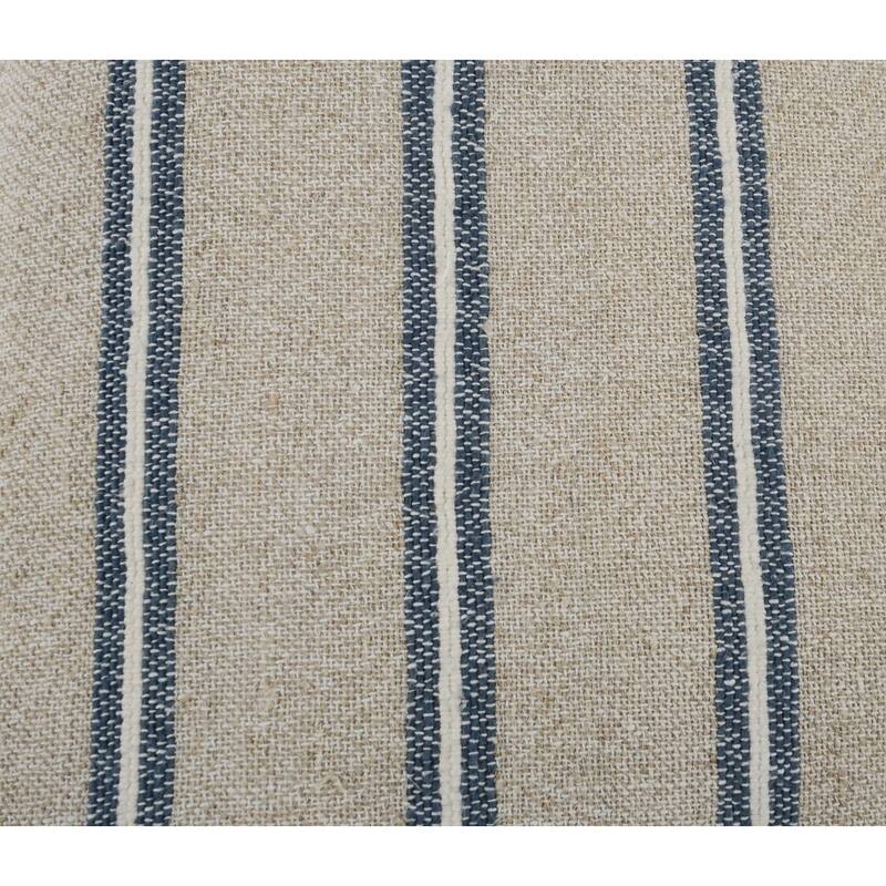 Demi 20" Square Throw Pillow in Natural Blue by Kosas Home