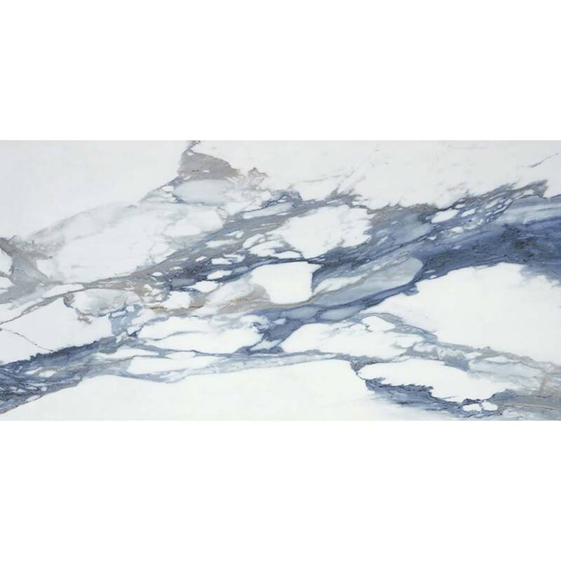 Apollo tile 24" x 48" Splendor Polished Air Superiority Blue Porcelain Tile (15.55 sq ft/case) - 2 Pack