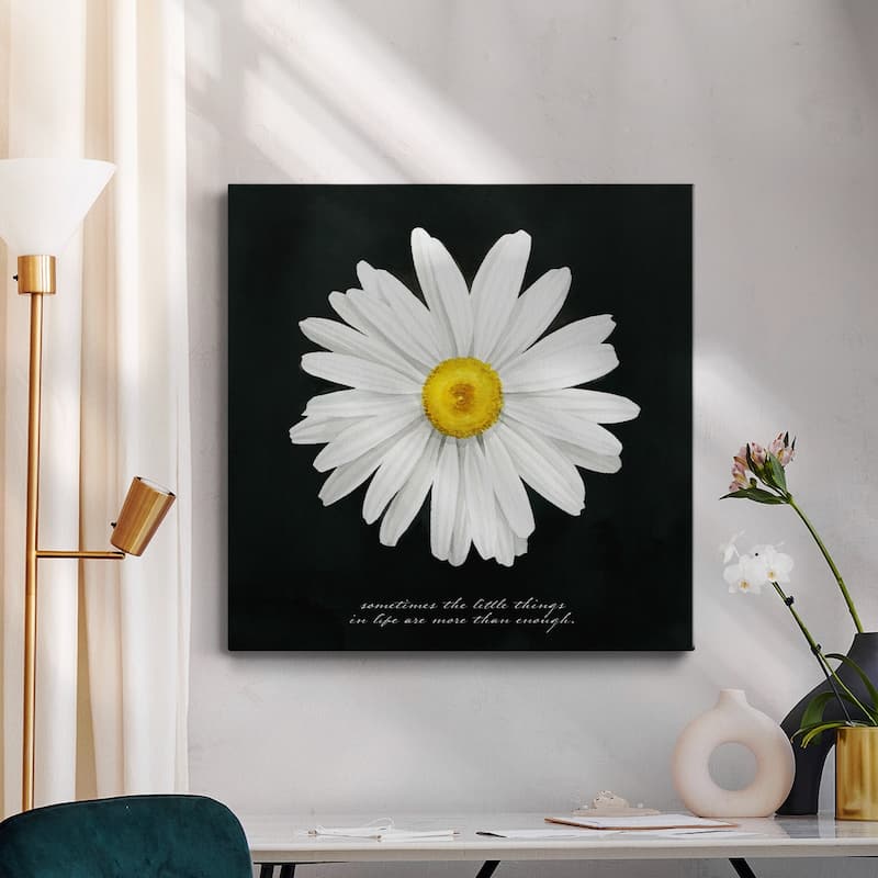 Delicate Daisy I-Premium Gallery Wrapped Canvas - Ready to Hang