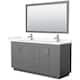Option Dark Gray / Giotto Quartz Top / Brushed Nickel