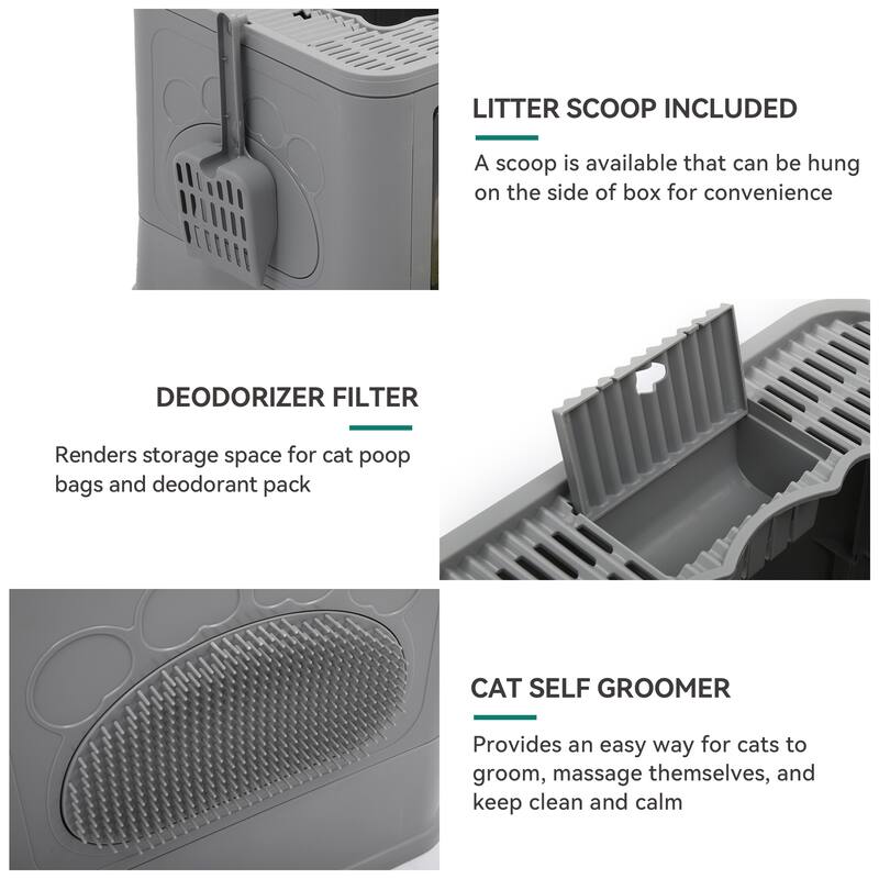 Cat Litter Box with Shovel