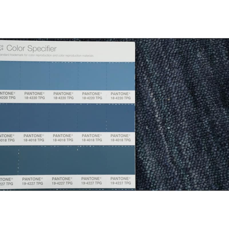 Hand Knotted Oriental 100% Wool Carpet Tribal Animal Pictorial Navy Blue & Blues Gabbeh Area Rug - 9' 0'' X 8' 11''