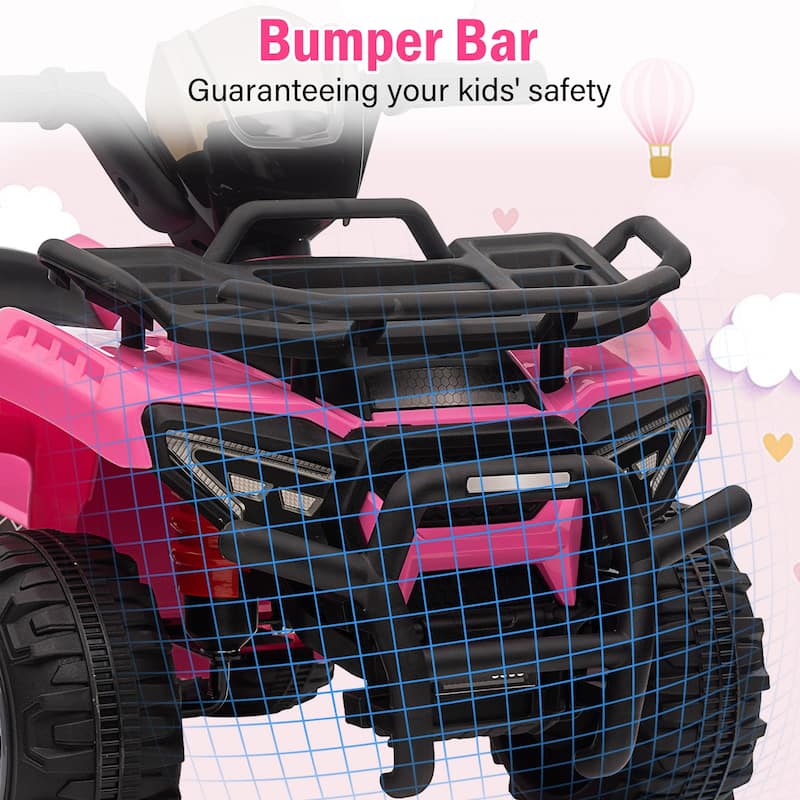 6V Ride On Car 4 Wheeler with Music for Toddlers 1-3 Years