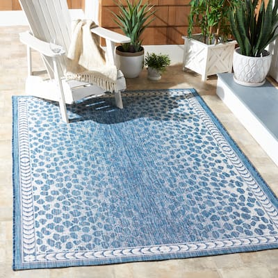 SAFAVIEH Courtyard Ziva Indoor/ Outdoor Waterproof Patio Backyard Rug