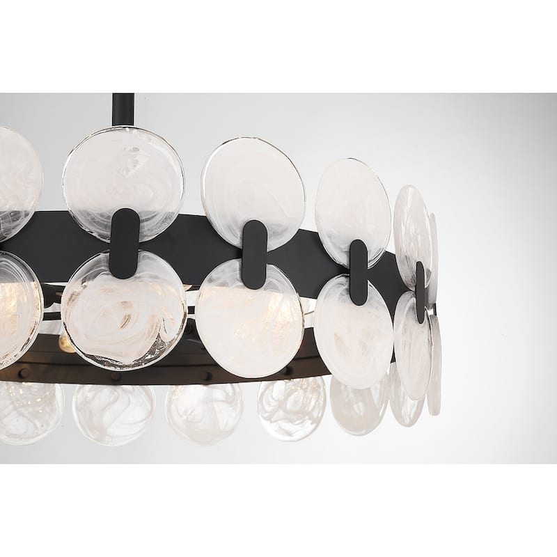Savoy House 1-3722-10 Boca 10 Light 36" Wide Drum Chandelier