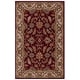 preview thumbnail 63 of 83, SAFAVIEH Handmade Heritage Sharee Traditional Oriental Wool Rug 4' x 6' - Red/Ivory - Rectangle
