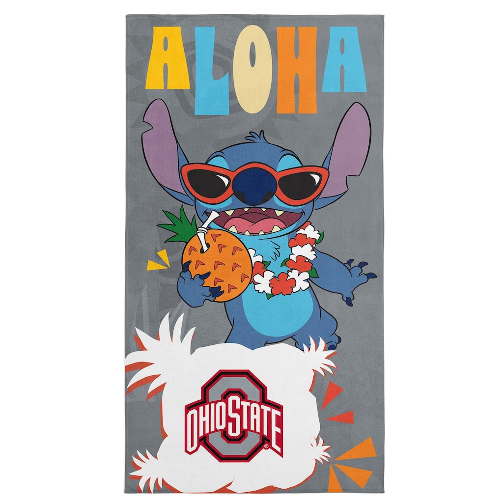 NCAA Disney Lilo & Stitch Tropic Microfiber Beach Towel
