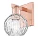 Option Antique Copper / Clear Water Glass