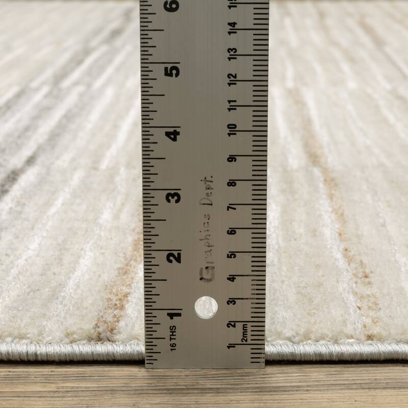 Style Haven Owen Contemporary Layered Stripes Area Rug