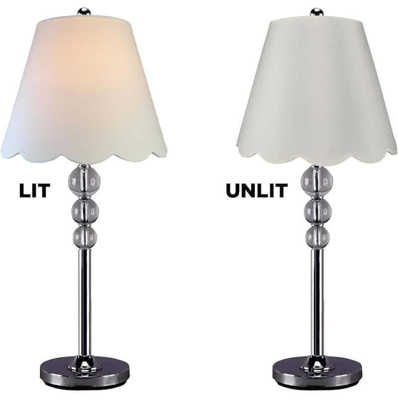 Royal Designs Scallop Empire Lamp Shade Set of 2 - 7 x 13 x 10