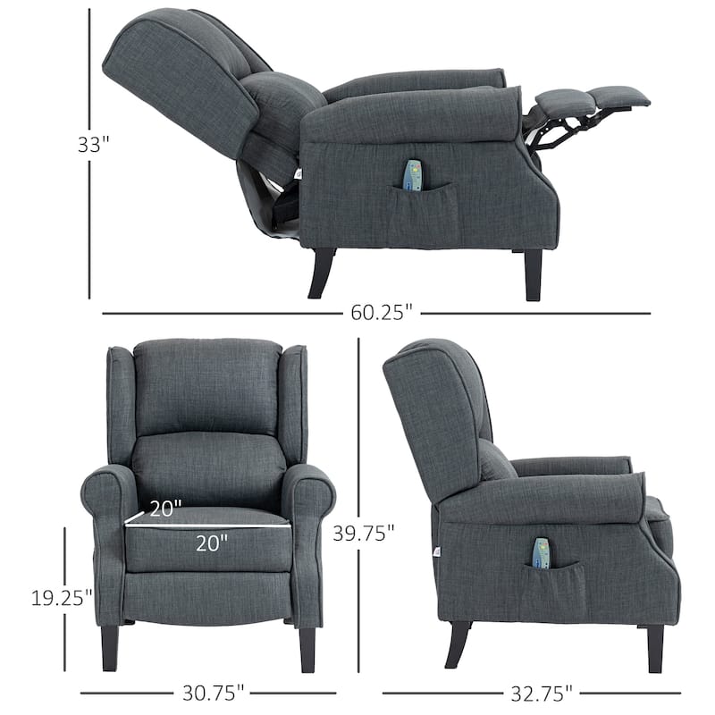 Recliner Chair For Living Room With Heat