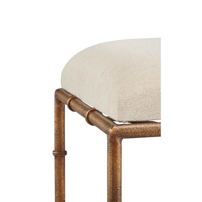 Furniture Classics Anubis Iron Upholstered Bench