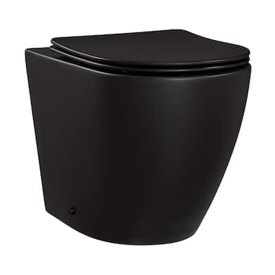 Angers Back-To-Wall Elongated Toilet Bowl - 22.25" x 14.35" 16.15"