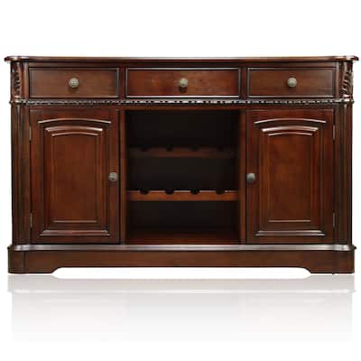 Furniture of America Harper Traditional Cherry Formal Dining Server