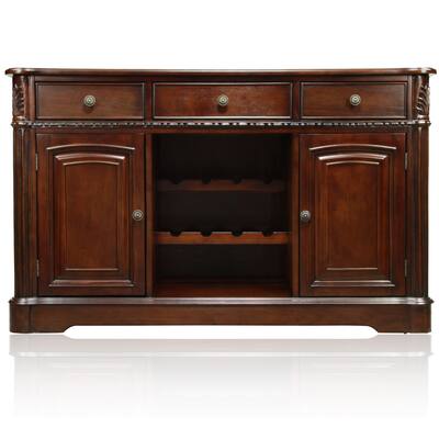 Furniture of America Harper Traditional Cherry Formal Dining Server