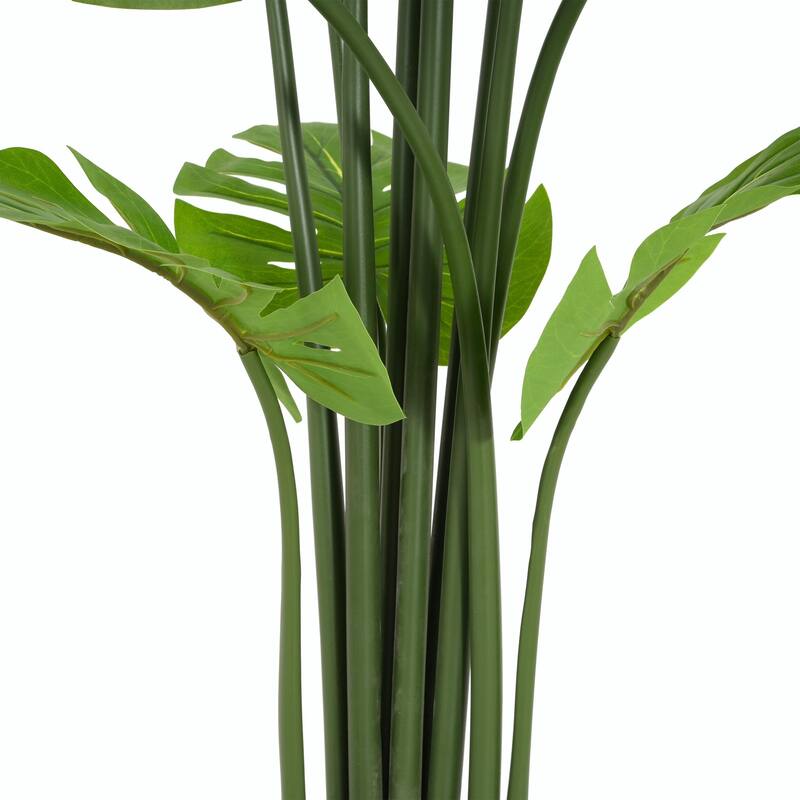 57" Artificial Monstera Deliciosa Plant with Decorative Pot