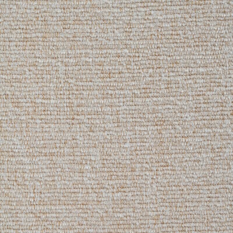Curved Chenille Fabric Sofa with 3 Pillows, Removable Cushions, Wood Frame for Living Room
