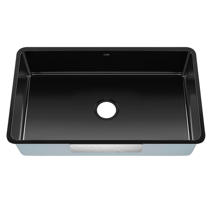KRAUS Pintura Porcelain Enameled Steel Undermount Kitchen Sink