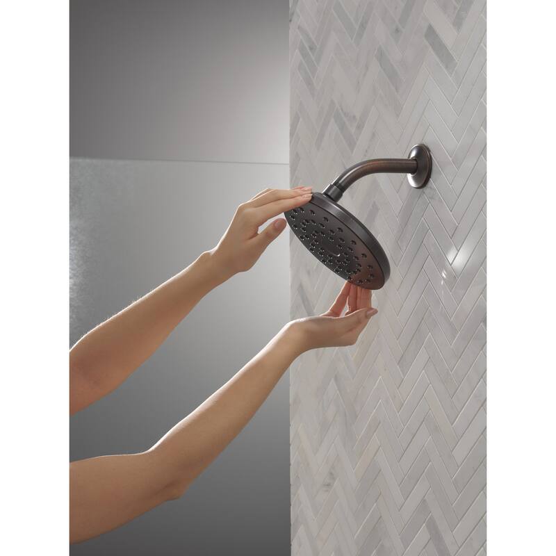Delta 52101-25 PivotPro 2.5 GPM Single Function Raincan Shower Head - Lumicoat Stainless