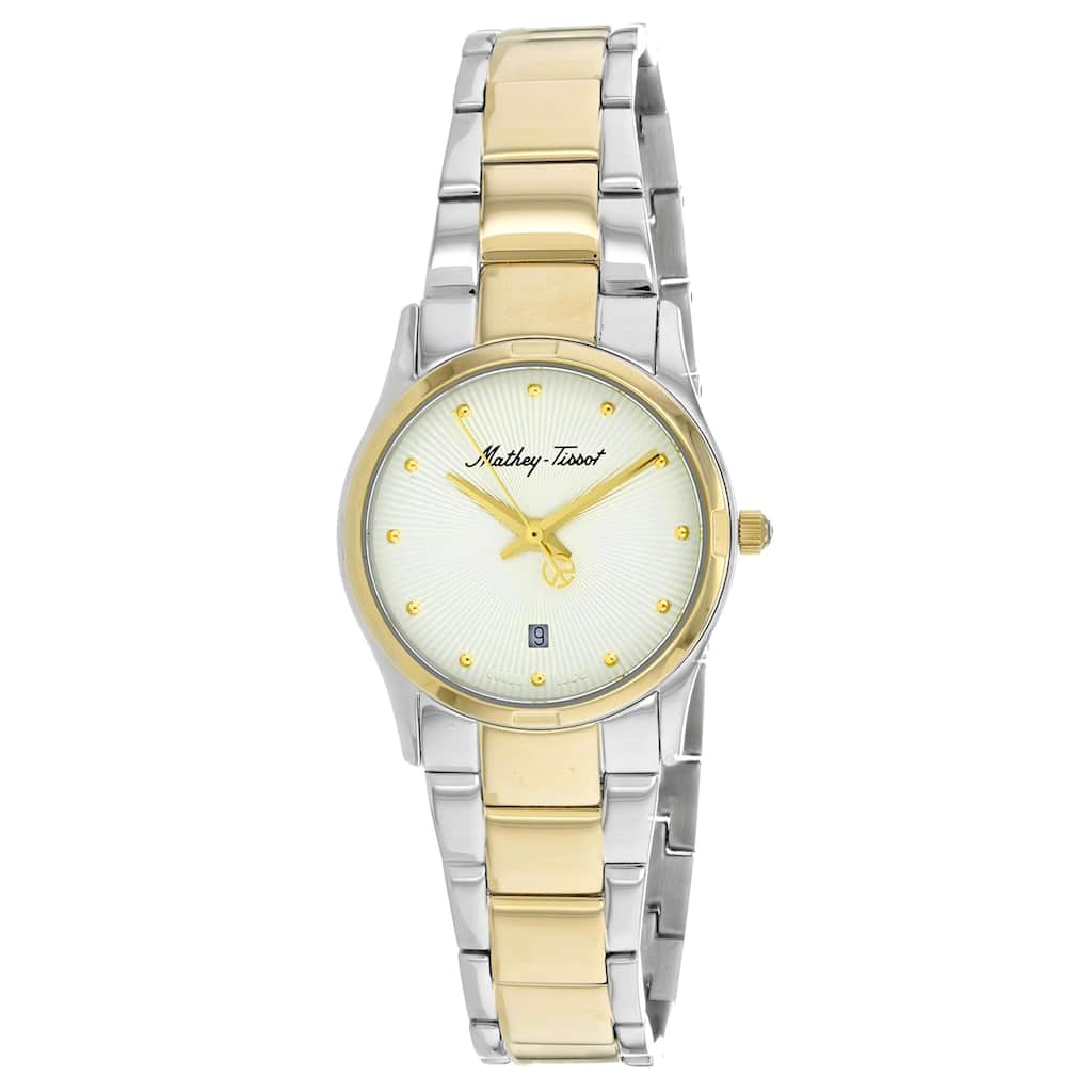 Mathey Tissot Women's Classic Gold Dial Watch - D2111BDI - 6 (36)