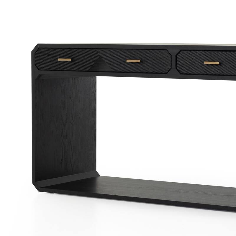 Shelley Console Table-Black Ash