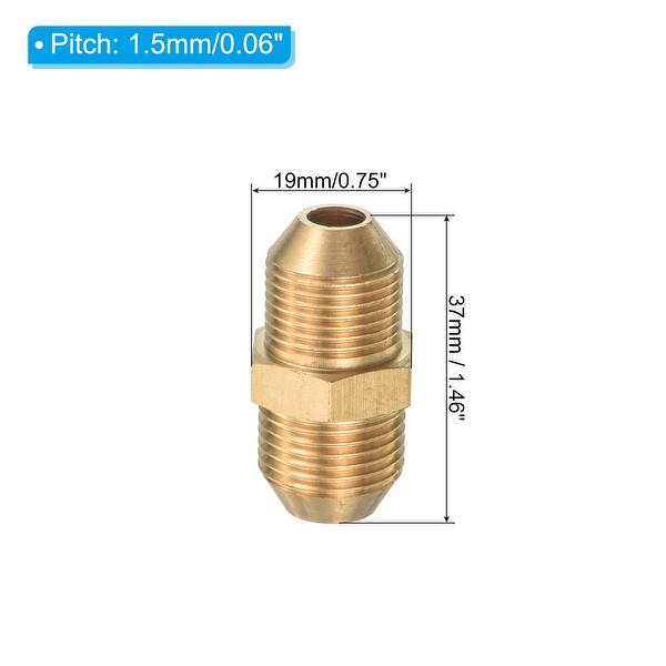 Pipe Fitting, M18 to G3/8 Male Thread 1.46 Inch for Water Pipes, Gold ...