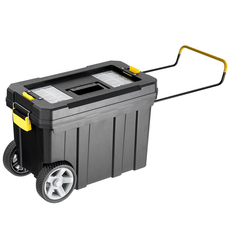 Costway 2-in-1 Rolling Tool Box Set Mobile Tool Chest Storage - See Details