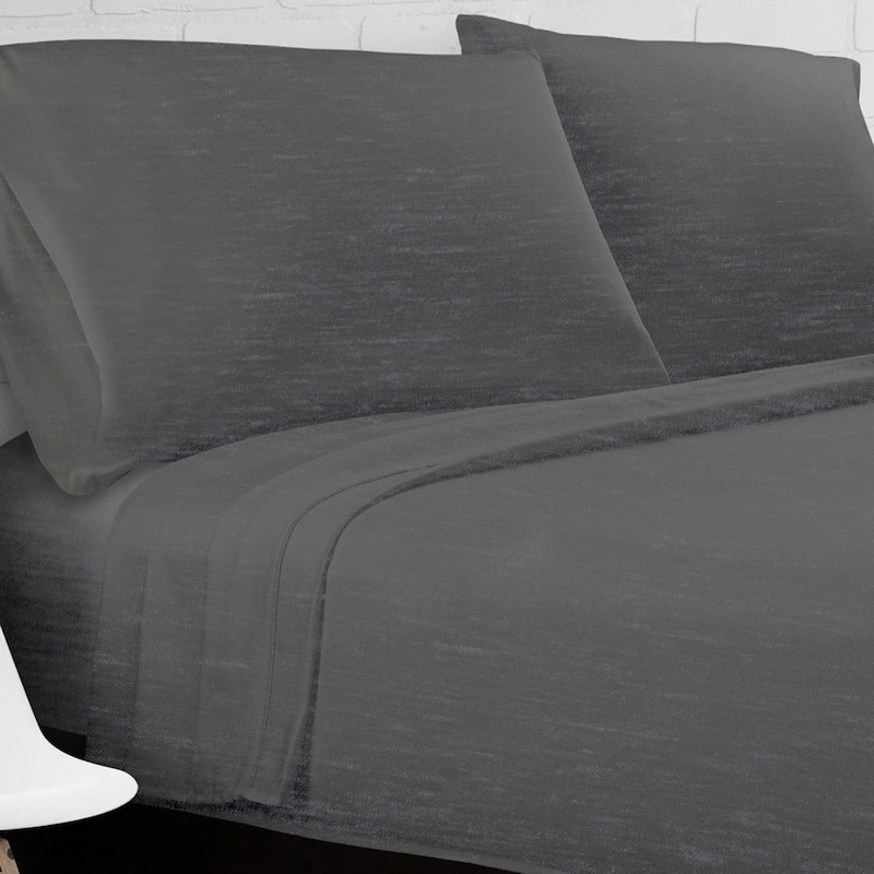 Ella Jayne Soft Heather Jersey Knit Sheet Set
