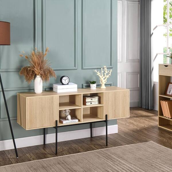 Mid Century Modern Wood TV Stand Bed Bath & Beyond 39502550